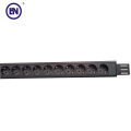 Good Quality 14 way Germany Type 1U 32A Hot Plug Current And Voltage Displey PDU For Computer Room